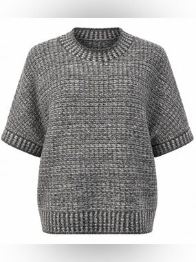 Tribal Jeans Charcoal Textured Knit Sweater Medium